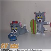 SERIE PVC FIGURE TOM & JERRY KIDS HANNA E BARBERA DELLA COMICS SPAIN RARE 