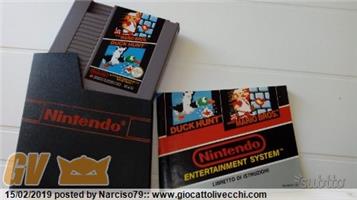 NINTENDO NES SUPER MARIO BROS/ DUCK HUNT E LIBRETTO PAL ITA VERY GRADED FOR SALE