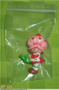  FRAGOLINA DOLCECUORE VINTAGE KENNER STRAWBERRY SHORTCAKE FIGURINA IN PVC FONDO MAGAZZINO USA