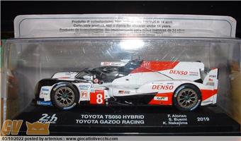 MODELLINO IN SCALA 1:43 DELLA TOYOTA TS050 HYBRID 24H LE MANS DEL 2019