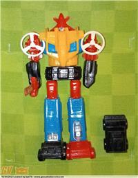 DAIRUGGER (VOLTRON II) IN PVC, ANNI `80, MADE IN MEXICO. RARO E COMPLETO.