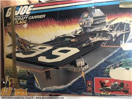 GIJOE USS FLAG COMPLETA CON SCATOLA ITALIANA!