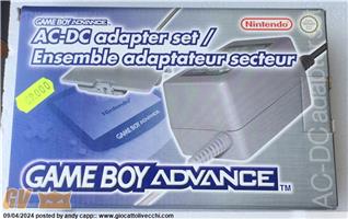 NINTENDO GAME BOY ADVANCE AC-DC ADAPTER SET - BODY BOY - GAME LINK CABLE