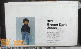 SASHA GREGOR DARK JEANS #301 1 - 40CM BY SASHA MORGENTHALER - MADE IN ENGLAND
