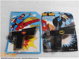 2 PISTOLE ACQUA BATMAN E SUPERMAN HONG KONG