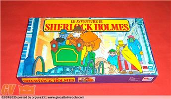 SHERLOCK HOLMES ANIME GIOCO IN SCATOLA EG `80 INCOMPLETO RECUPERO