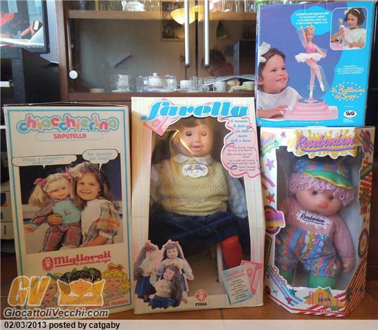 bambole vintage anni 80