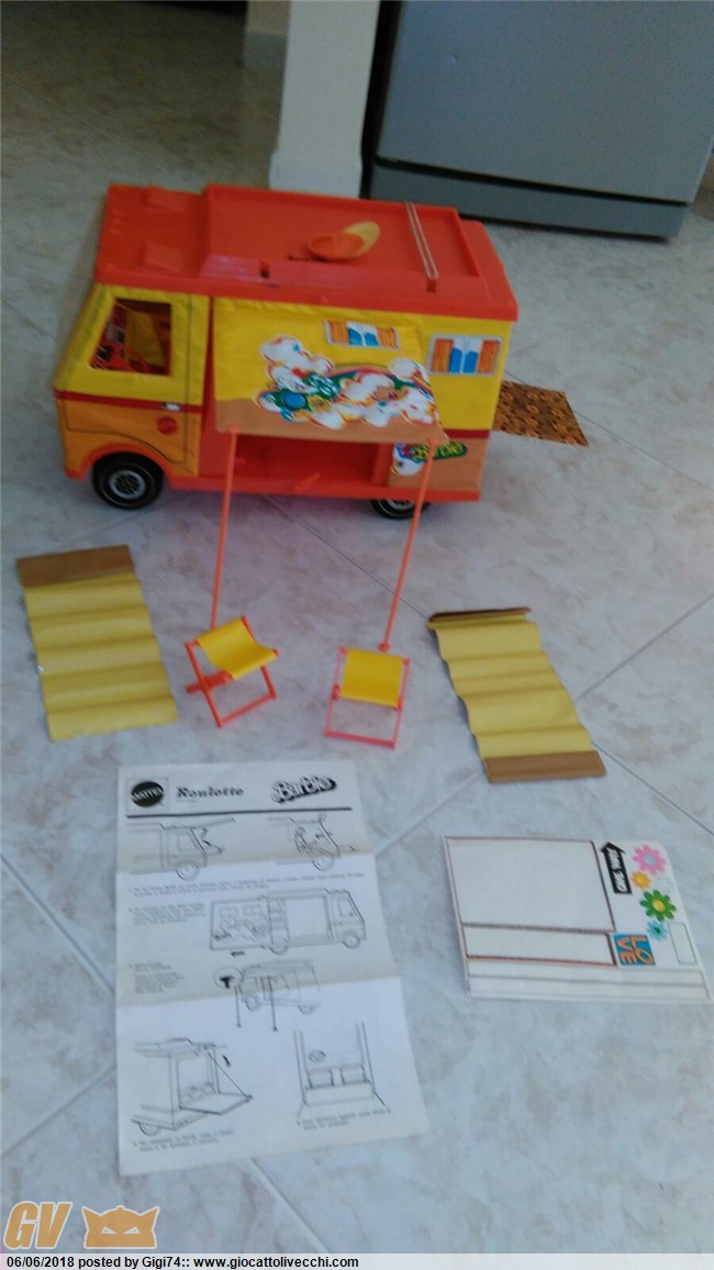 camper barbie anni 70