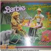 BARBIE ANIMAL CARE JUNGLE ADVENTURE PLAYSET W 47 PIECES & DIORAMA (1987 ARCO TOYS, MATTEL) VINTAGE BARBIE PLAYSET