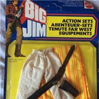 CERCO OUTFIT BIG JIM MATTEL 2274 PEONE MISB OD ACCESSORI SCIOLTI