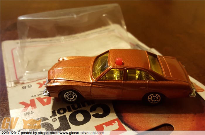 Corgi Juniors 68-A; Kojak's Buick Regal; Metallic Copper 123156