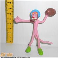 PANTERA ROSA 80S SAN CARLO PROMOTION - PERSONAGGIO FLEXY OMAGGIO PATATINE - FOOTBALL AMERICANO &#47; RUGBY