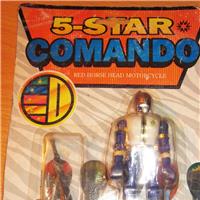 5-STAR COMANDO RED HORSE HEAD MOTORCYCLE