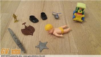 REALISTIC SWIMMING ACTION BABY MADE IN HONG KONG E ALTRI GIOCATTOLI VECCHI