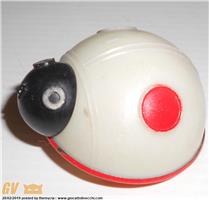 COCCINELLA 50/ 60S LUNA 913 LEHMANN WEST GERMANY GIOCO IN LATTA A FRIZIONE GLOW IN THE DARK
