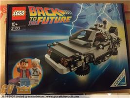 LEGO 21103 LA MACCHINA DEL TEMPO DELOREAN RITORNO AL FUTURO