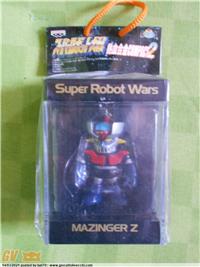 MAZINGA-Z , GETTA DRAGUN E RAYDEEN SUPER ROBOT WARS 2000, 3 MINI FIGURE IN METALLO BANDAI JAPAN, SNODABILI, MAI RIMOSSE DAI BOX, MADE IN JAPAN