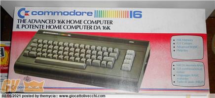 COMMODORE 16 BOXATO + DATASSETTE + LEZIONI DI BASIC + MUSIC MASTER