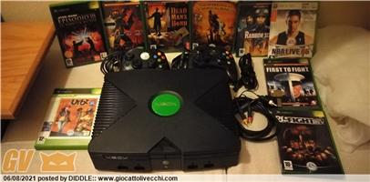 X-BOX PRIMO MODELLO BELLO E FUNZIONANTE PIÙ 2 GIOCHI 