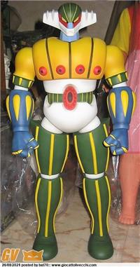 PROTOTIPO ORIGINALE JEEG JUMBO 60 CM. VINYL BY HIGH DREAM JAPAN PER ZUMBO TOYS ITALY 