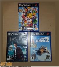 PS2 GAME LOTTO 3 PIECE PEZZI - DRAGON BALL Z BUDOKAI TENKAICHI 2 BANDAI NAMCO GAMES DVD ( PAL ) ATARI - HARRY PORTER IL PRINCIPE MEZZOSANGUE EA WARN