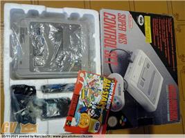 SUPER NINTENDO GIG SUPER NES SNES COMPLETO CON MARIO ALL STARS 