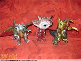 LOTTO #21 ULTRAMAN MONSTER - KAIJUU 6": ZOGU - SUPER C.O.V - GAN Q RED EYE