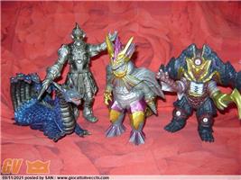 LOTTO #23 ULTRAMAN MONSTER - KAIJUU 6": SAVRGA - APATE - KAISER DOBISHII - MIZUNOE DRAGON