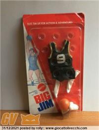 BIG JIM BLISTER OUTFIT ACTION SET BASKETTBALL (BLACK) MATTEL CAT. 8854 