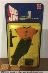 BIG JIM GUARDIA DEL CORPO BLISTER OUTFIT ACTION ADVENTURE SETS MISB MATTEL CAT. 7158