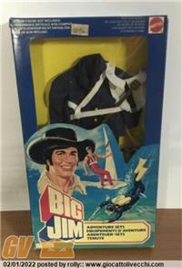 BIG JIM CAPO POLIZIA OUTFIT ACTION ADVENTURE SETS MISB MATTEL CAT. 4050