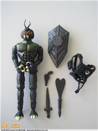 CERCO ACCESSORI DI SECTAURS SKULK (PISTOLA, PETTORINA E ARMA A FORMA DI ALA)