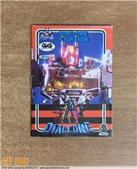 LIBRETTO CATALOGO ORIGINALE DEL GRANDE DIACLONE GIG TAKARA