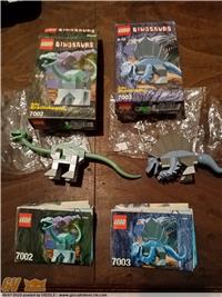 LEGO DINOSAURS 7002-7003 IN BOX