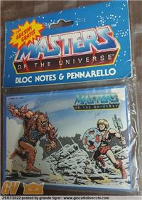 MASTERS OF THE UNIVERSE MATTEL BLOCK NOTES