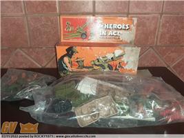 MATTEL EROI IN AZIONE HEROES IN ACTION FIELD ARTILLERY ANNO 1975 ACTION FIGURE