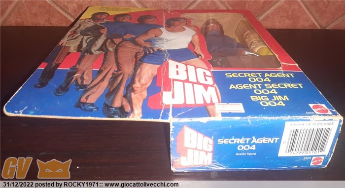 Big Jim Agent Secret 004 1980 - Mattel - Boîte Scellée MISB - Figurine Vintage