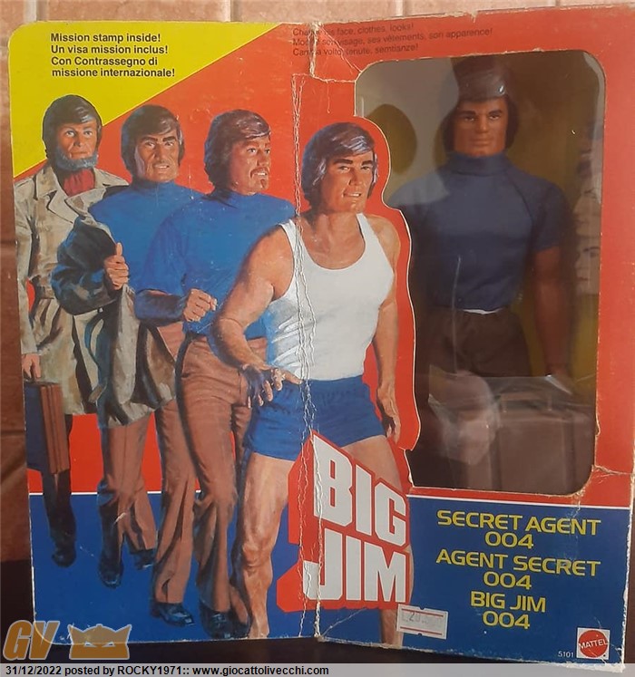 Big Jim Série Espionnage - VW Golf Cabriolet Blanche (ref.8299) neuf en