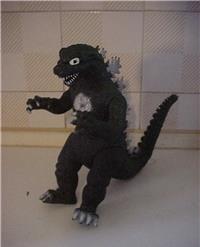 GODZILLA GOZZILLA DINOSAURO TIRANNOSAURO GIOCO PUPAZZO IN GOMMA DURA GIOCATTOLO