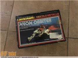 MICRONAUTS MICRONAUTI GIG NEON ORBITER BOX SCATOLA EMPTY BOX VINTAGE.