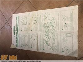 MICRONAUTS MICRONAUTI GIG VINTAGE ISTRUZIONI ORIGINAL INCROCIATORE DA BATTAGLIA