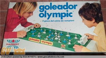 GIOCO CALCIO HARBERT GOLEADOR OLYMPIC TIPO SUBBUTEO 1976 TOYS VINTAGE 70S RARE