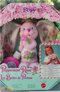 PEPPERMINT ROSE MATTEL LES BELLES DE PARFUM POSY MISB RARA