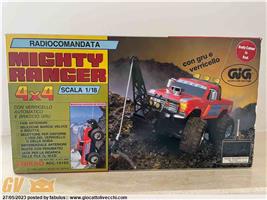 MIGHTY RANGER 4X4 SCALA 1/ 18 CABINA ROSSA GIG NIKKO MADE IN JAPAN FONDO DI MAGAZZINO