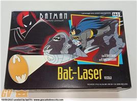 BATMAN THE ANIMATED SERIES KENNER 1993 RARE ITALY BOX BAT-LASER (IN ORIGINALE BAT SIGNAL JET) MIB