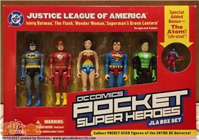 DC COMICS POCKET SUPERHEROES DC DIRECT SET JUSTICE LEAGUE 2003