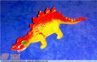 DINOSAURO STEGOSAURO VINTAGE GOMMA DURA HARD RUBBER CHINA `80