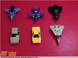 SET DI 6 MICRO TRANSFORMERS HASBRO TAKARA 1988