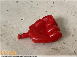 PUGNO SINISTRO ROSSO DAITARN 3 SPARA PUGNI MOTORIZZATO 33CM ALES 