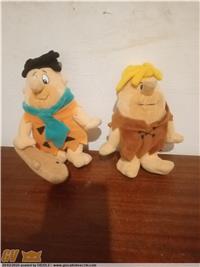 DUE PELUCHE SERIE GLI ANTENATI (I FLINGSTON) 